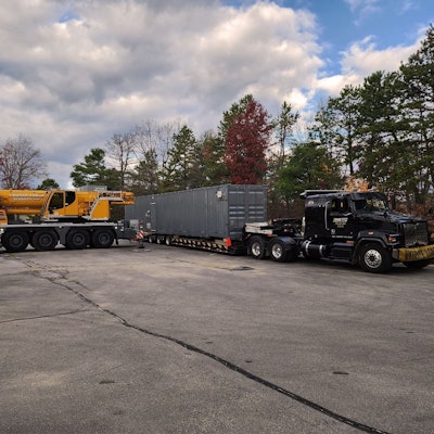 Bay and Bay truck being loaded