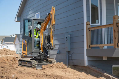 case CX25EV electric mini excavator