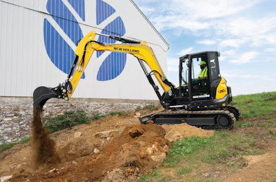 new holland E90D midi excavator