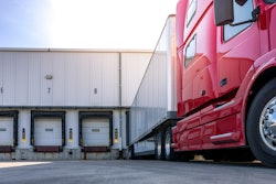 truck loading at dock