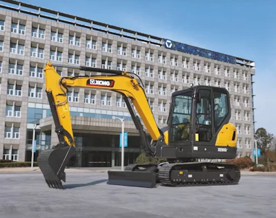 an XCMG g series mini excavator
