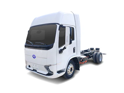 ZM Trucks EV cab display model