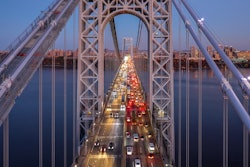 Rush hour traffic on George Washington Bridge