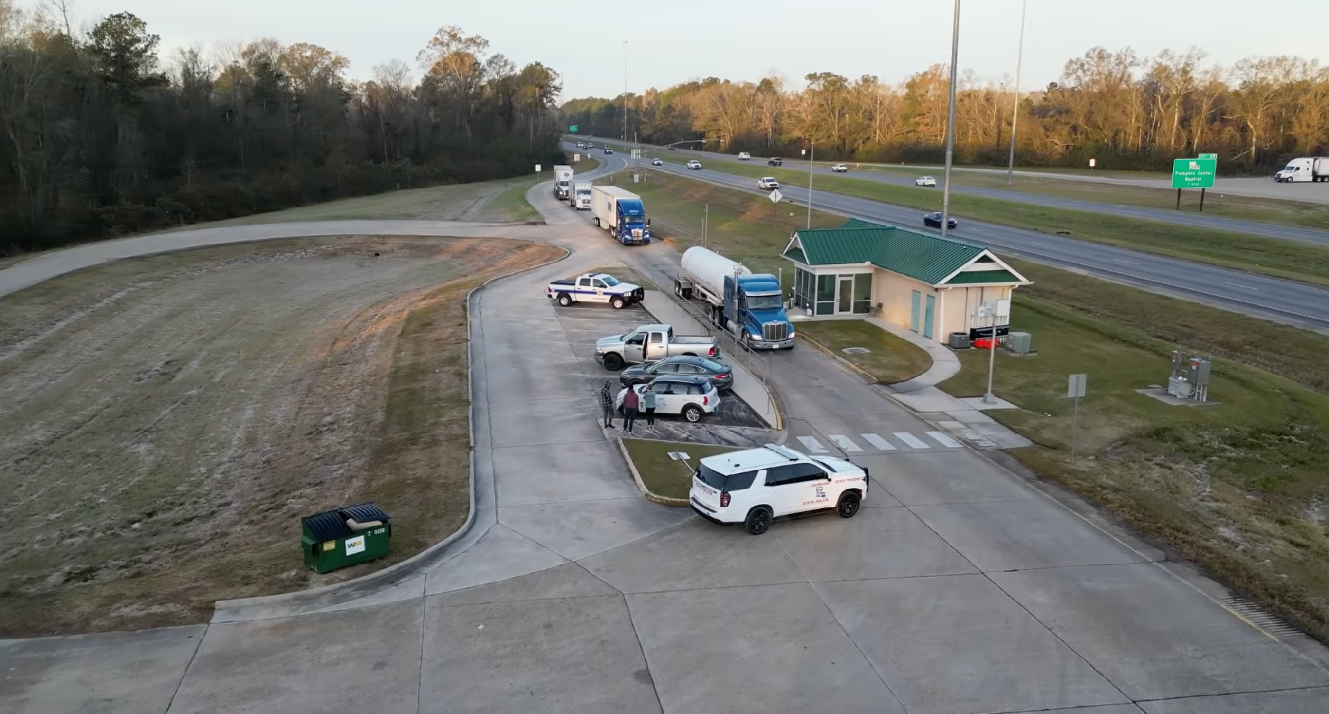 Louisiana weigh station