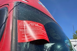 Vehicle out of service