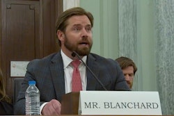 Adam Blanchard at Senate hearing