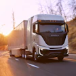 Nikola Tre semi driving