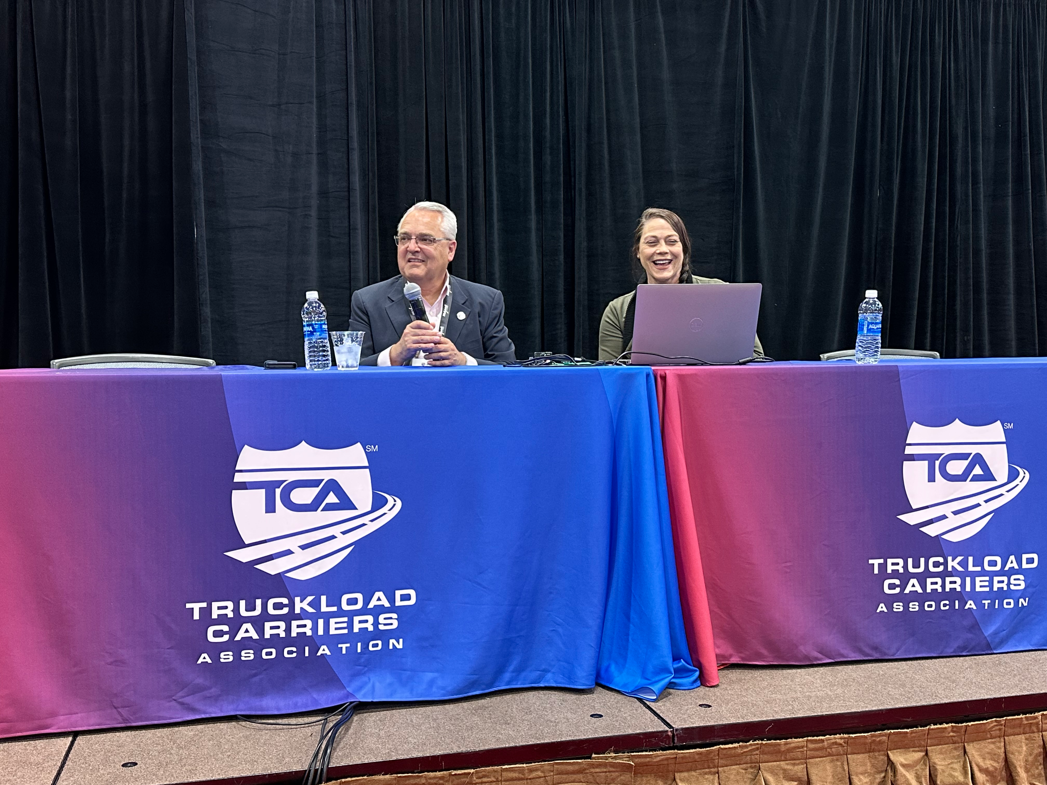 Garth Pitzel and Pam Jones at TCA