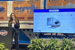 Amanda Bennett, Utility Trailer Manufacturing director at the Technology & Maintenance Council (TMC) Annual Meeting in Nashville Tuesday.