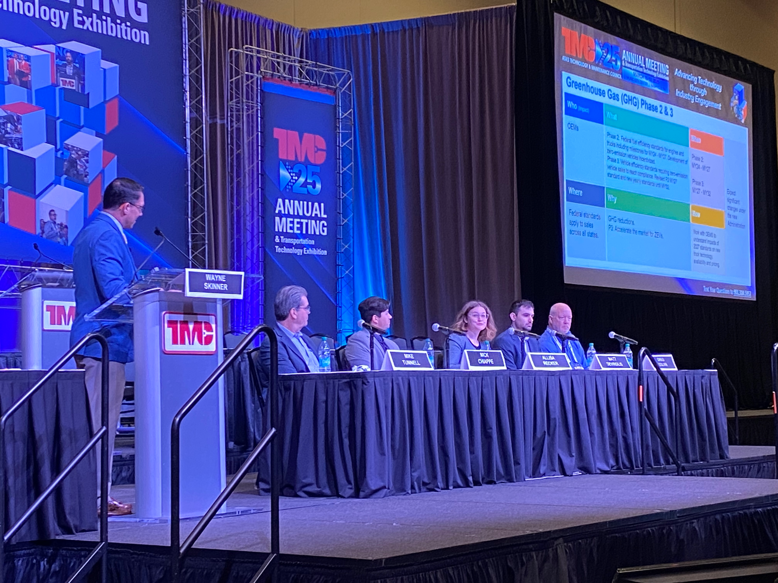 Regulatory panelists at TMC Annual Meeting