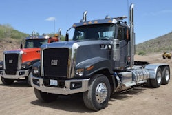 CAT semi trucks