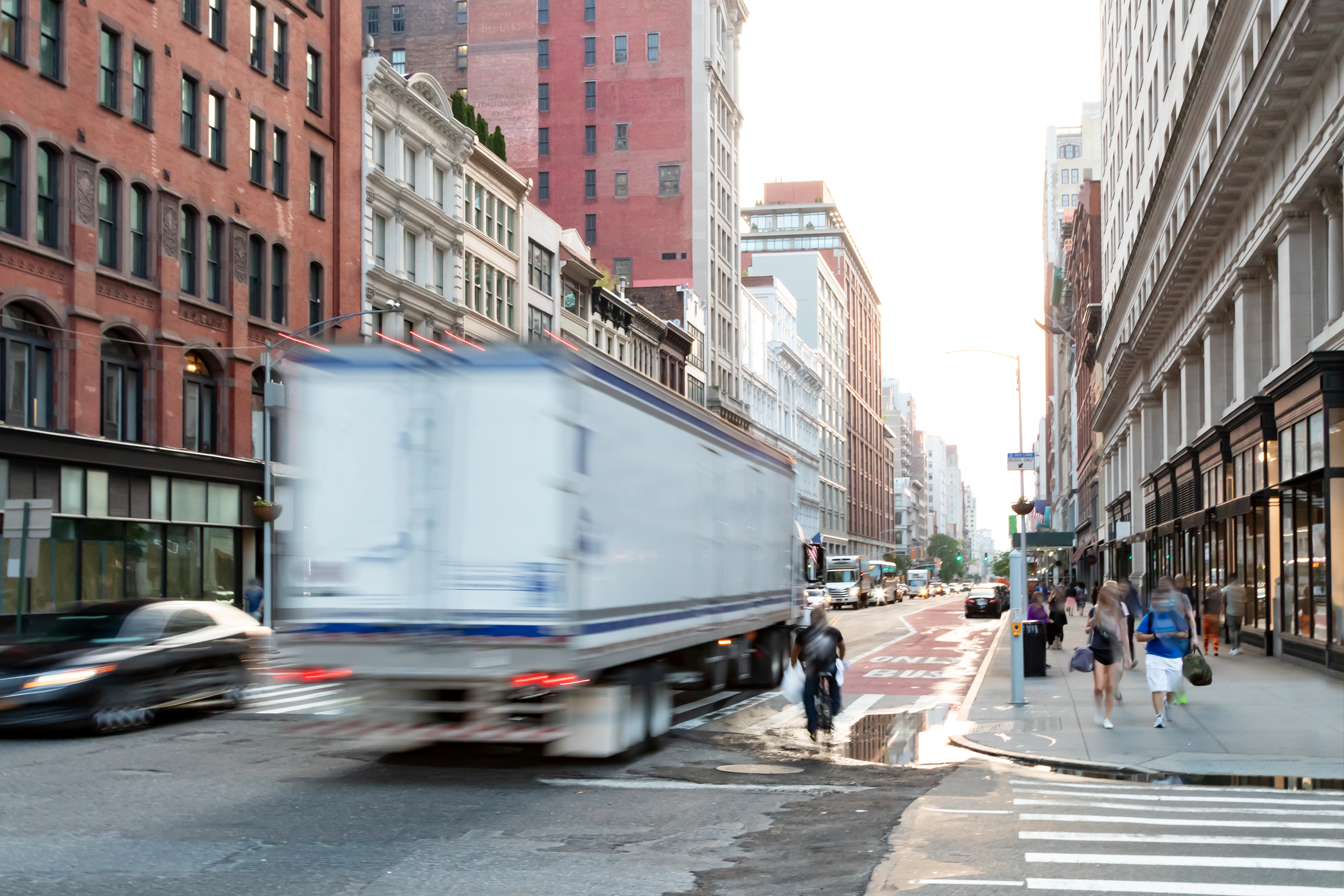 truck in New York City