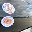 Emissions compliance stickers