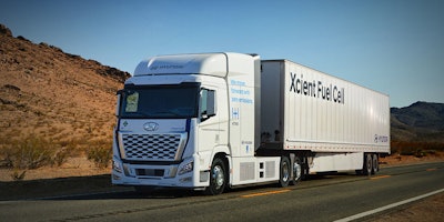 Hyundai XCIENT hydrogen truck