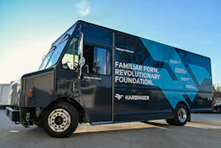 Harbinger medium-duty ev parked