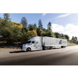 Range Energy's semi-truck driving on a highway