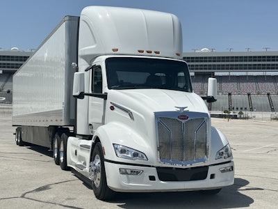 The next generation Model 579EV gets a boost of about 50 more miles of range and an all-new Paccar electric powertrain.
