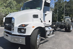 The Mack MD Series cab was updated in January to a larger cab with bumper-to-back-of-cab (BBC) measurement of 107 inches and to better match the look and styling of the Mack Anthem.