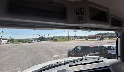 Forward visibility on the MD is good, and when equipped with rear window and peep-hole window on the passenger's side door the driver has excellent visibility of surrounding cars and pedestrians. Above the windshield you'll also find about 2,500 cubic inches of added storage space.