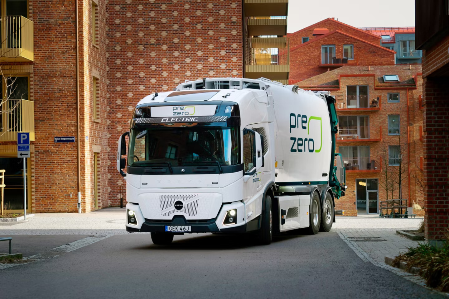 Volvo Trucks' EV garbage truck, the FM Low Entry (above), is being put into service in Sweden thanks to PreZero.