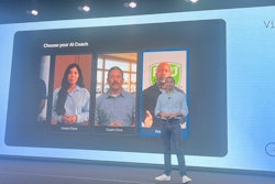 Shoaib Makani, CEO, Motive, introduces AI Coach, an AI avatar using AI-generated coaching videos to deliver personalized feedback to drivers.