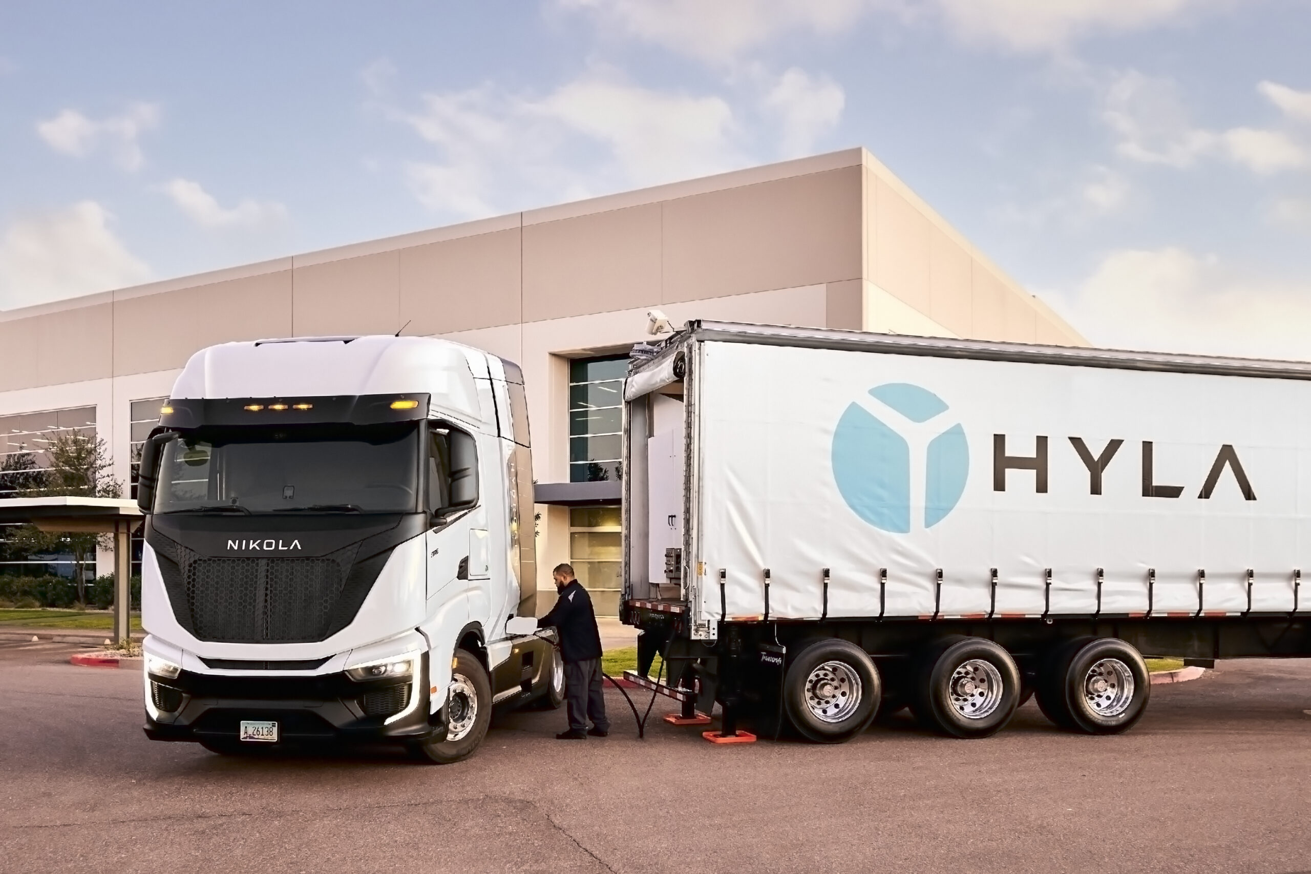 This is the final show of the once promising but now bankrupt manufacturer of battery-electric and hydrogen fuel cell semis.