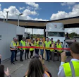 Iowa's ribbon-cutting ceremony for B99 biodiesel pump.