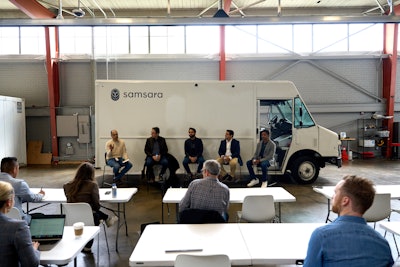 Samsara hosts an autonomy roundtable at its R&D Innovation Hub in San Francisco.