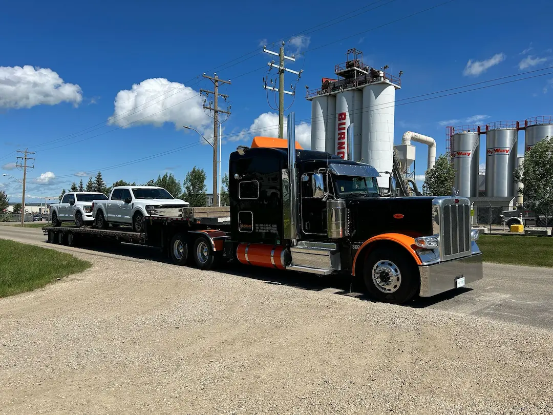 Bowline Hauling Multiple Automotive Vehicles