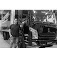 Bollinger CEO David Michery and a B4 chassis cab