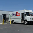 Battery-electric FedEX truck charging