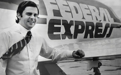 At Yale University in the mid-1960s, Fred Smith conceived the idea for an integrated air-to-ground system that would ensure overnight delivery, a concept that would eventually become Federal Express.