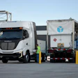 Nikola FCEV semi-truck with HYLA mobile fueling station