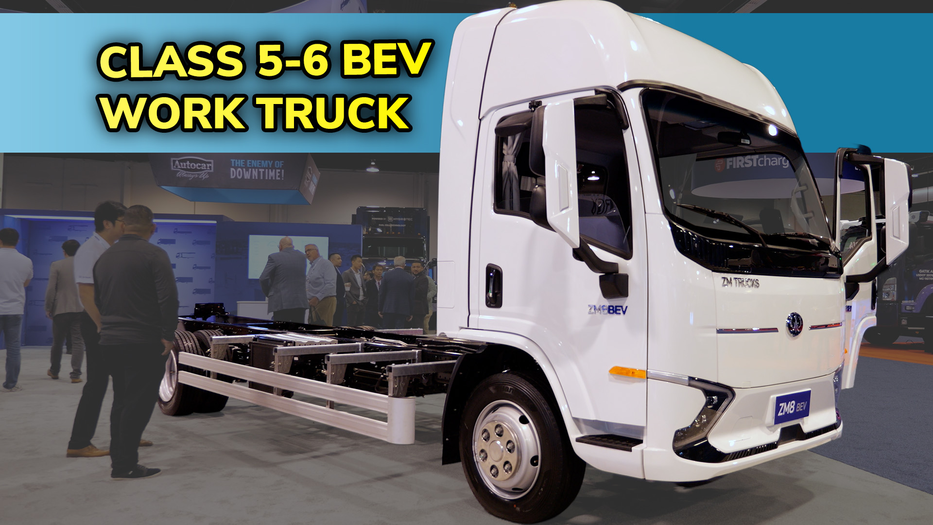 ZM Trucks' U.S.-made, medium-duty battery-electric work truck offers around 160 miles of range on a single charge.