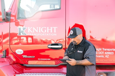 The introduction of app-based driver orientation training quickly boosted Knight-Swift's successful call integrations.