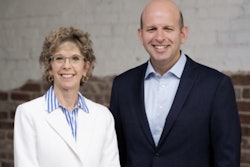 ArcBest Chairman and CEO Judy McReynolds with ArcBest President and CEO-elect Seth Runser.