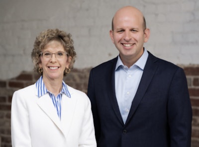 ArcBest Chairman and CEO Judy McReynolds with ArcBest President and CEO-elect Seth Runser.