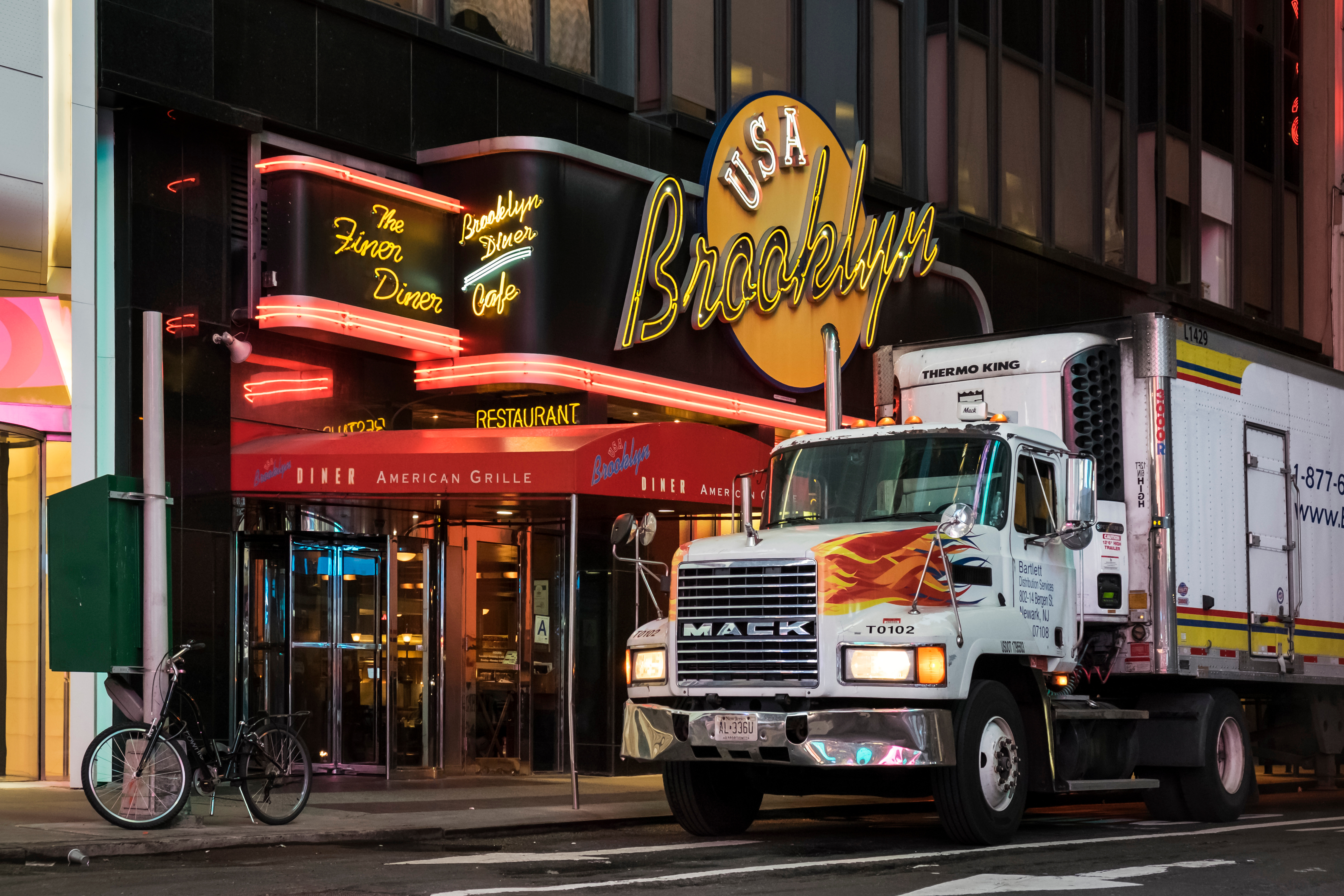 Truck Nyc Diner Adobe Stock 673753576 Editorial Use Only