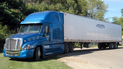 Headquartered in Ohio, Kandel Transport Inc. is a regional carrier specializing in temperature-controlled food transport.