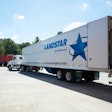 Landstar semi truck and trailer