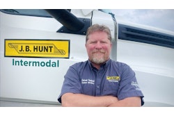 J.B. Hunt's Adam Medley was named the 41st Goodyear Highway Hero for his actions to help a person lying in the road get to safety.