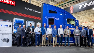 Eaton Cummins Automated Transmission Technologies announced it has produced its 500,000th Endurant automated transmission, which was celebrated at the Kenworth Truck Plant in Chillicothe, Ohio.