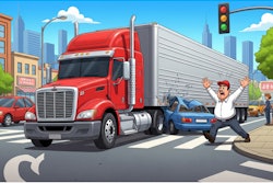 Truck driver accident car hit truck tandems