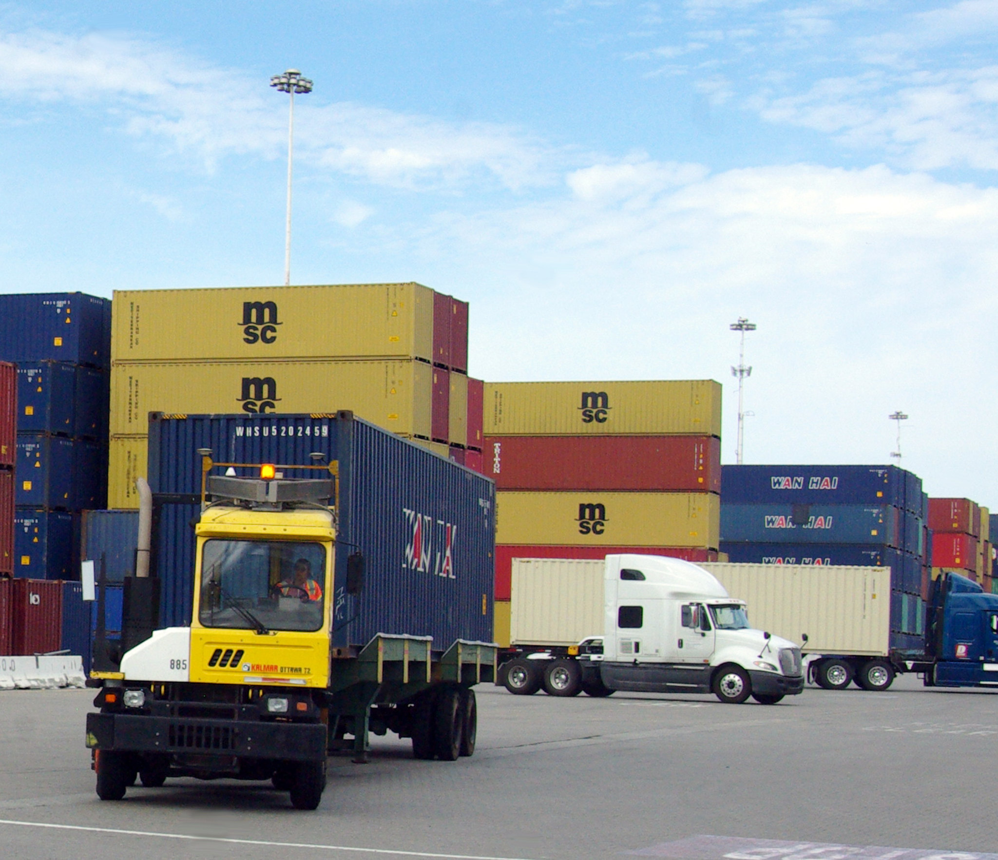 Oakland Port Trucks