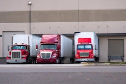 Trucks Backed Docks Adobe Stock 156390687