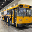 Yellow BC Hydro battery-electric school bus