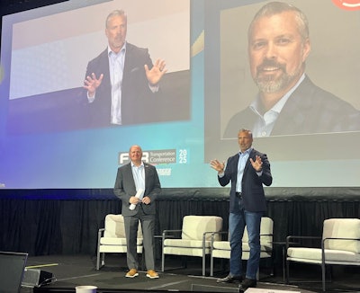 FTR Chairman Eric Starks and J.B. Hunt EVP Sales and Marketing Spencer Frazier