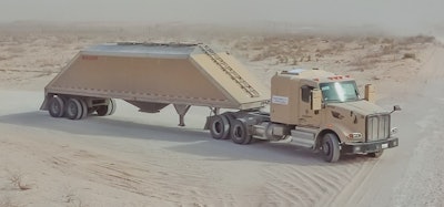 Kodiak Robotics Driver Equipped Autonomous Truck