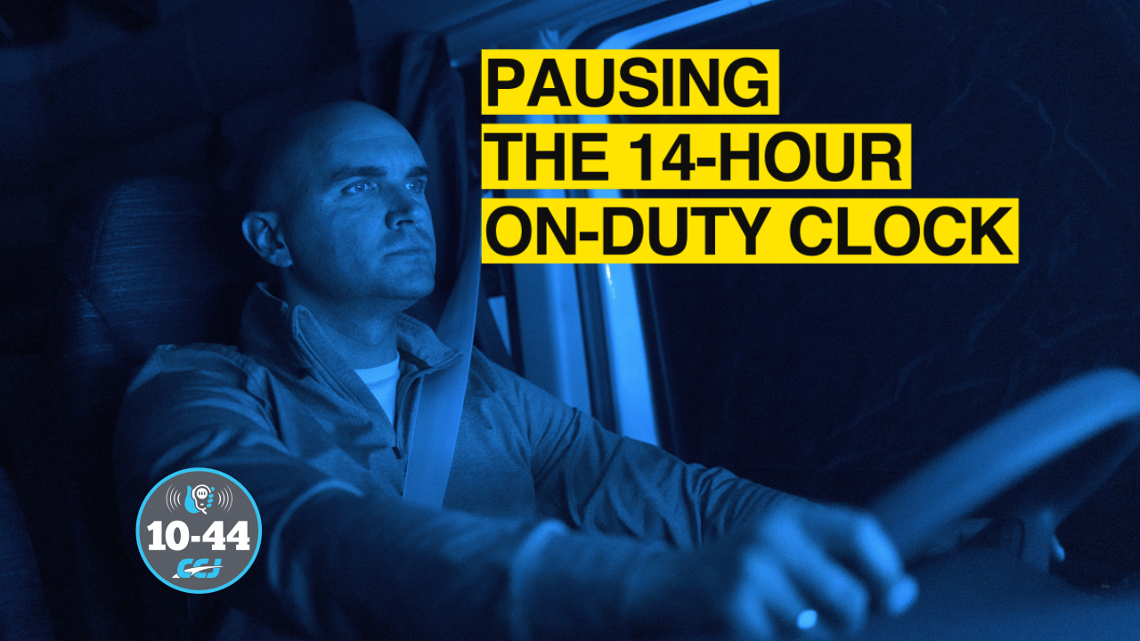 Pausing Truck Drivers 14 Hour On Duty Clock
