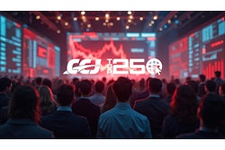 CGJ Top 250 logo on large screen with audience silhouettes